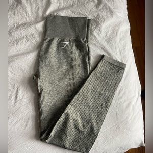 Gym Shark High-Waisted Heather Green Leggings